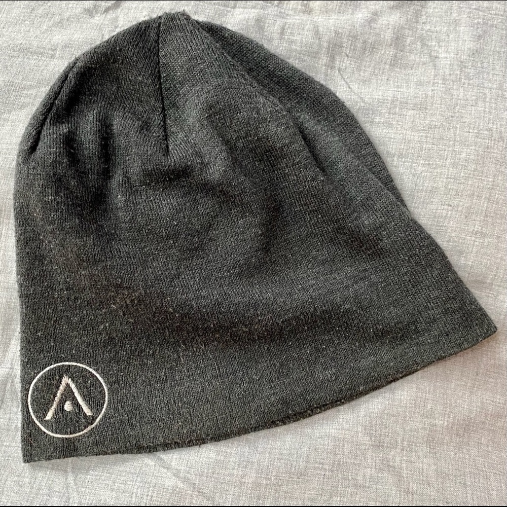 Aveda Slouch Grey Knit Beanie
